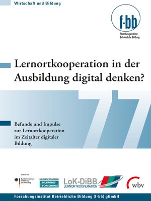 cover image of Lernortkooperation in der Ausbildung digital denken?